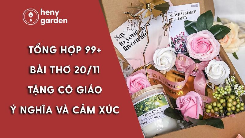 Hinh anh bai tho tri an ngan ve thay co giao tren tam thiep viet tay day tinh cam